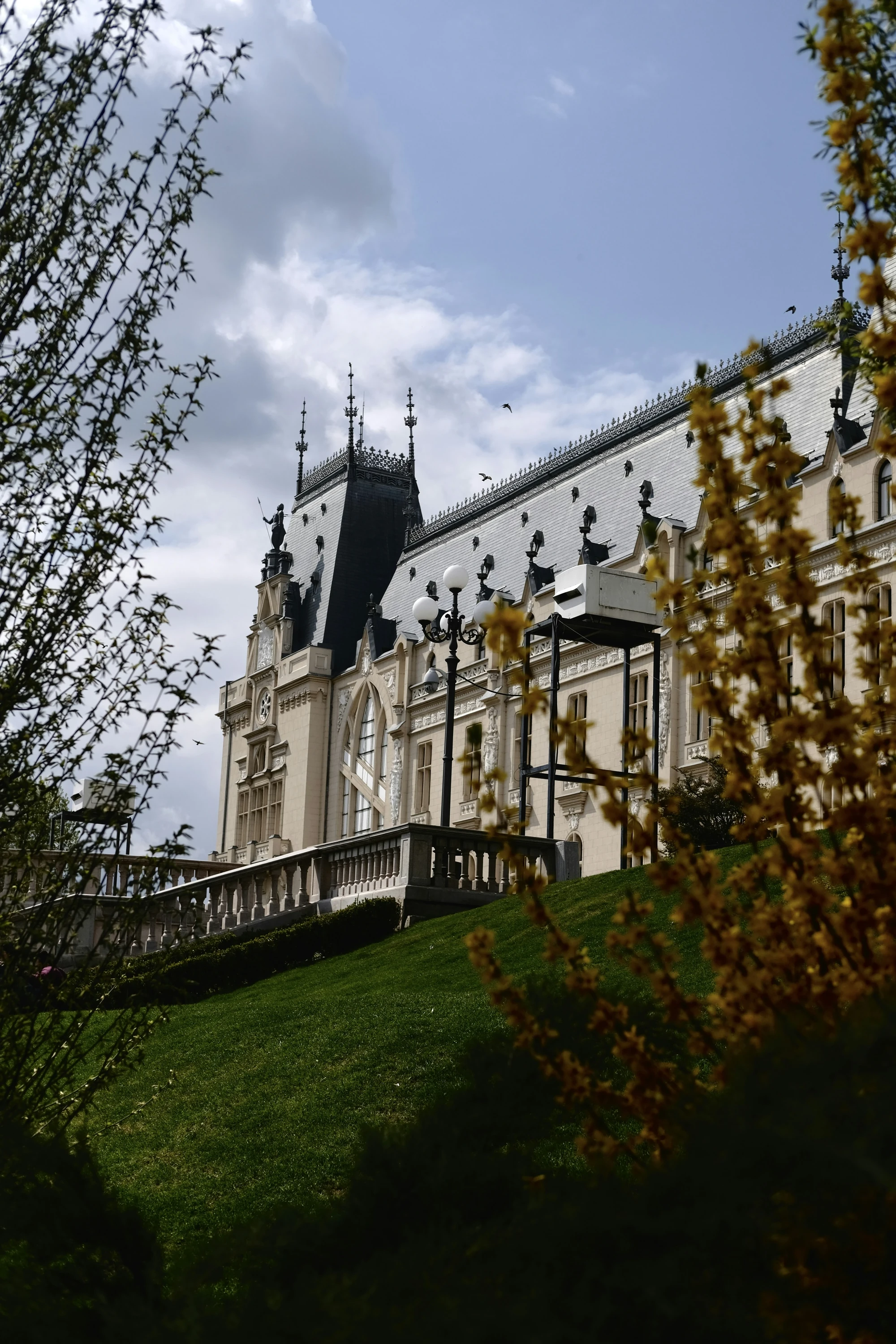 Three Hierarchs Monastery in Iași with its intricately carved stone façade and architectural details